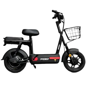 Bicicleta Elétrica YOO Y200 350Wh Bike Preto E Vermelho (MP)