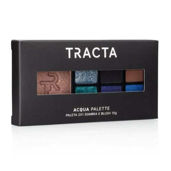 Paleta Tracta Acqua Palette Sombra e Blush 15g