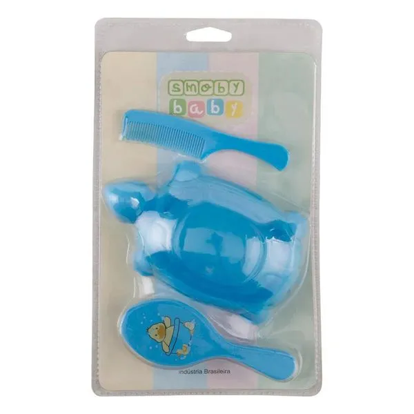 Kit Banho Smoby Baby 3 Peças Azul (MP)