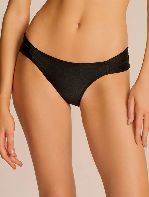 Tanga Lateral Larga Lisos PRETO G