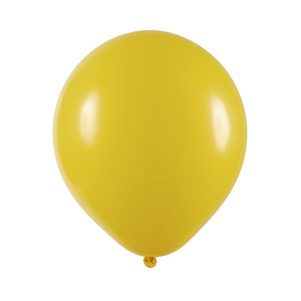 Balão De Látex Amarelo - 7 Polegadas - 50 Unidades