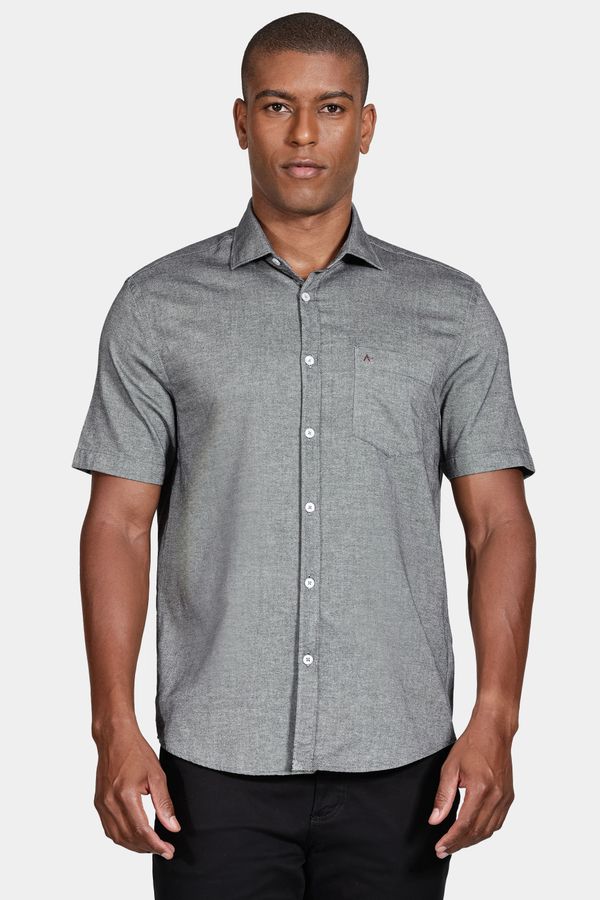 Camisa Regular Bolso Colors Preto - GG