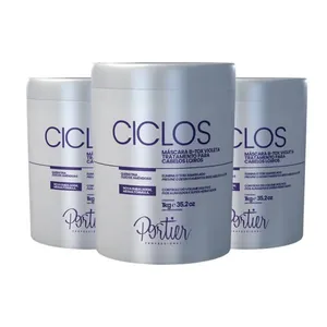 Kit Portier Ciclos B-Tox Violet Máscara Reconstrutora 3x1Kg