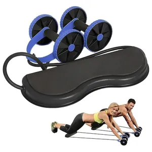 Roda Abdominal Gold Sports Revoflex Extreme com Elástico Az