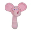 Chocalho Bastão Elefantinho - Rosa - Antialérgico - 16 cm - CAS Brinquedos