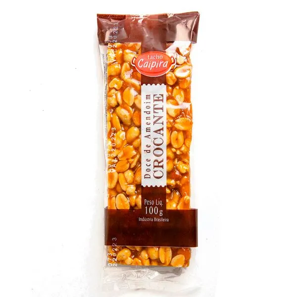 Doce de Amendoim Crocante 100g 152516 - Tacho Caipira