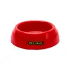 Comedouro para Cães Pet Flex Vermelho N° 01