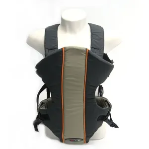 Bolsa Mochila Canguru Bebe 2 Em 1 Cinza Love