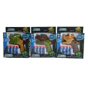 Lançador Turbo Dino com 4 Dardos Plástico Sortido LM3212 - honeyhome