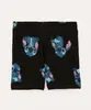 bermuda ciclista de algodão infantil stitch preto 12