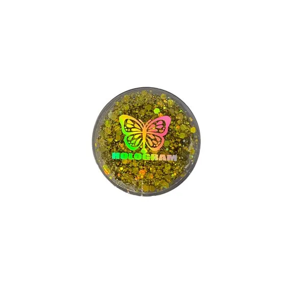 Gliter Gel Hologram Golden 30g