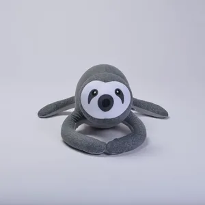 Bichinho Preguiça Zé Moleza Mini Cinza Mescla