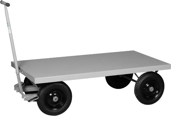 Carro Plataforma Aço 150x80cm 800kg Roda Pneu/Câmara 14" - Marcon