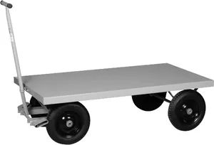 Carro Plataforma Aço 150x80cm 800kg Roda Pneu/Câmara 14" - Marcon