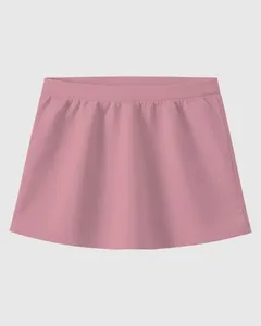 Saia Shorts Infantil Menina Cós Elástico Em Algodão Malwee Kids Rosa - 16
