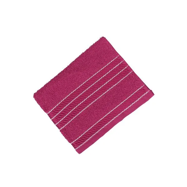 Toalha Rosto Siena 100% Algodão Cor 30206 Pink 50x80cm Ref.205798 Tecelagem Atlântica
