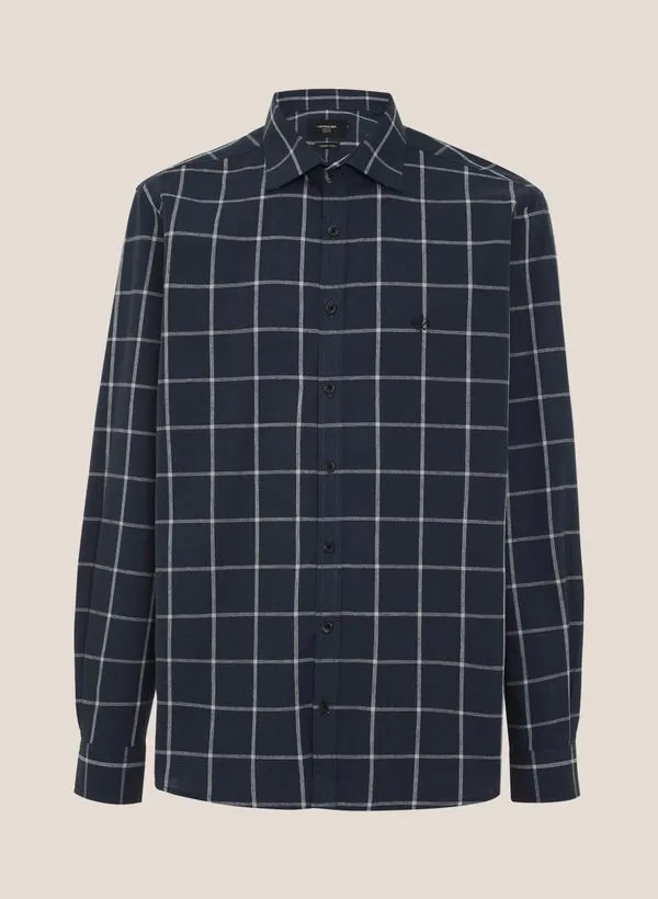 Camisa Comfort Fit Xadrez Dudalina Masculina 4