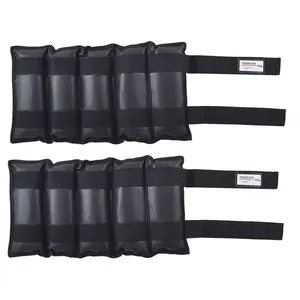 Par Caneleiras De Peso 10kg (ankle Weights Pair 10kg) - Ultrafit - Preto