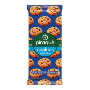 Biscoito Cookies Piraquê Sabor Baunilha com Gotas de Chocolate 40g