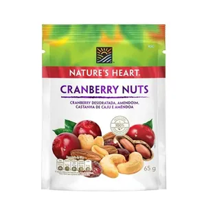 Snack Nature's Heart Cranberry Nuts 65g Snack Nature s Heart Cranberry Nuts 65g