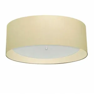 Plafon Para Corredor Cilíndrico Sc-3008 Cúpula Cor Algodão Crú Bege
