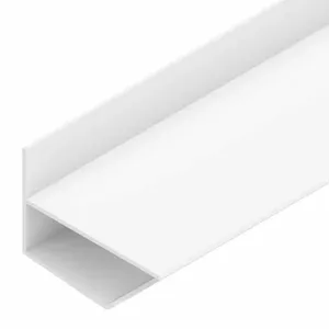 Perfil Pvc Tipo F 6m Branco - Plasmeg (MP)