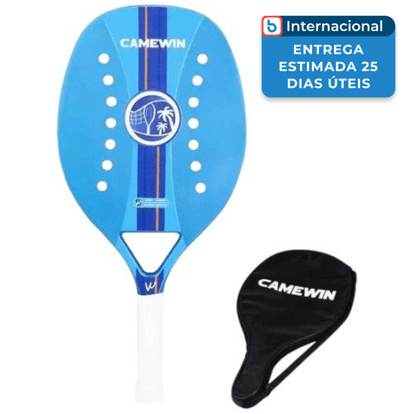 Raquete Beach Tennis Camewin Azul J-MBI