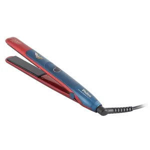 Prancha Britânia Mulher Maravilha, Com Íons Tourmaline, Bivolt, Vermelho/Azul - Ppr07