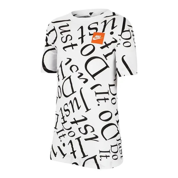 Camiseta Nike Aop Just Do It Infantil - GG 13-15 anos