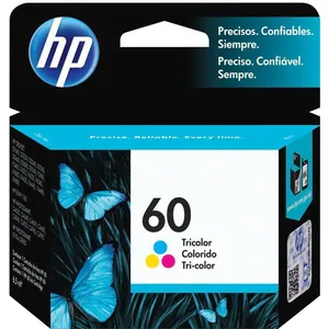 Cartucho HP 60 Colorido Original CC643WB para HP Deskjet F4224 F4480 F4580 D1660 Photosmart D110A C4780 ENVY D410A