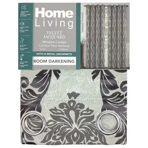 Cortina Blackout Home Living Cinza 137x228cm Y-BI