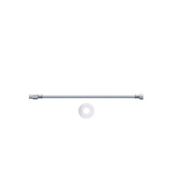 Engate Flexível Hidráulico Engate Flexível Pvc 40cm 1-2 para Vaso Sanitário Esgoto sem Infiltrações Pádova Engate Flexível Hidráulico Pvc 40cm 1-2 para Vaso Sanitário Esgoto Pádova
