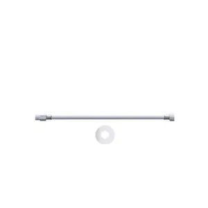 Engate Flexível Hidráulico Engate Flexível Pvc 40cm 1-2 para Vaso Sanitário Esgoto sem Infiltrações Pádova Engate Flexível Hidráulico Pvc 40cm 1-2 para Vaso Sanitário Esgoto Pádova