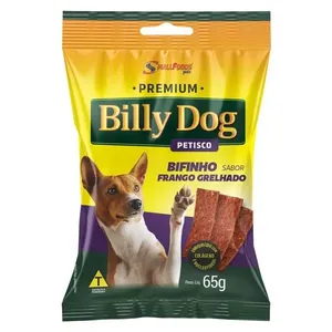 Petisco Bifinho Billy Dog Frango Grelhado 65g (MP)