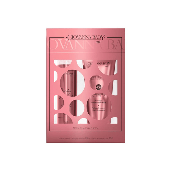Kit Giovanna Baby Body Splash + Loção Rosé