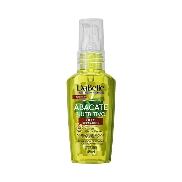 Óleo Reparador Dabelle Abacate Nutritivo 45ml Oleo Cap Dabelle 45ml Repar.Abacate Nutritivo