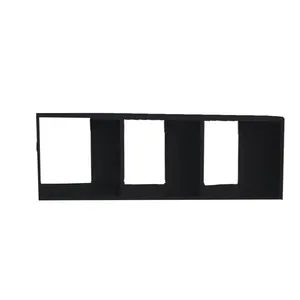 Nicho Triplo F031 80x30x20CM em MDF 100% de Reflorestamento para Organização e Decoração Preto Nicho Triplo F031 80x30x20CM em MDF 100% de Reflorestamento Preto