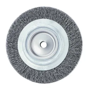 Escova Circular Aço Trançado 150x25mm F13 Fio 0,4mm 6000rpm - Abrasfer