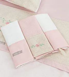 Kit Saquinho Maternidade Nature com 3 unidades Rosa