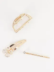 Kit Presilhas de Cabelo DOURADO