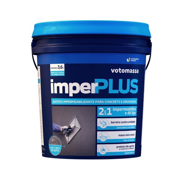 Aditivo Impermeabilizante Votomassa Imperplus Votoran Aditivo Impermeabilizante Votomassa Imperplus 3,6L Votoran