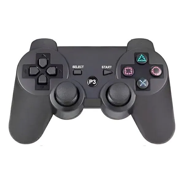 Controle de Videogame Playstation Doubleshock para PS3 Wireless com Vibração 17 Botões Preto Controle de Videogame Playstation Doubleshock PS3 Wireless Preto