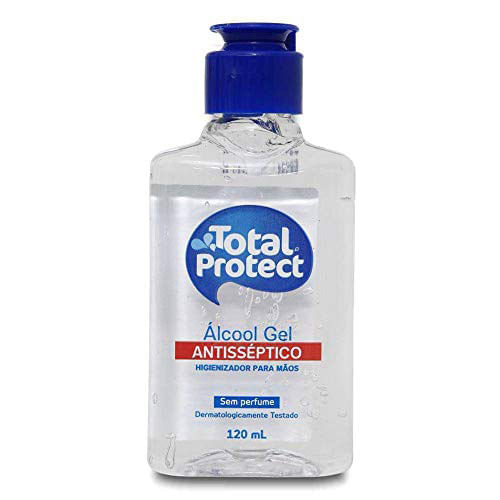 Álcool Em Gel 70% Total Protect 120ml