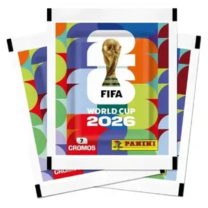 Kit de Figurinhas Colecionáveis Copa do Mundo FIFA 2026 1 Álbum Brochura e 90 Envelopes Editora Panini Kit Figurinhas Copa do Mundo FIFA 2026 Álbum Brochura e 90 Envelopes Panini