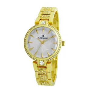 Relógio Champion Feminino Ref: Cf25054h Fashion Dourado