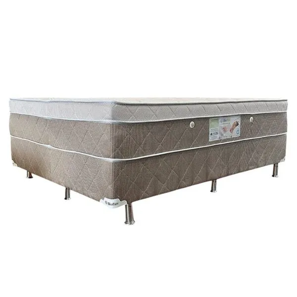 Cama Box Queen Bioflex Prime Molas Bonnel Euro Top 66x158x198cm (MP)