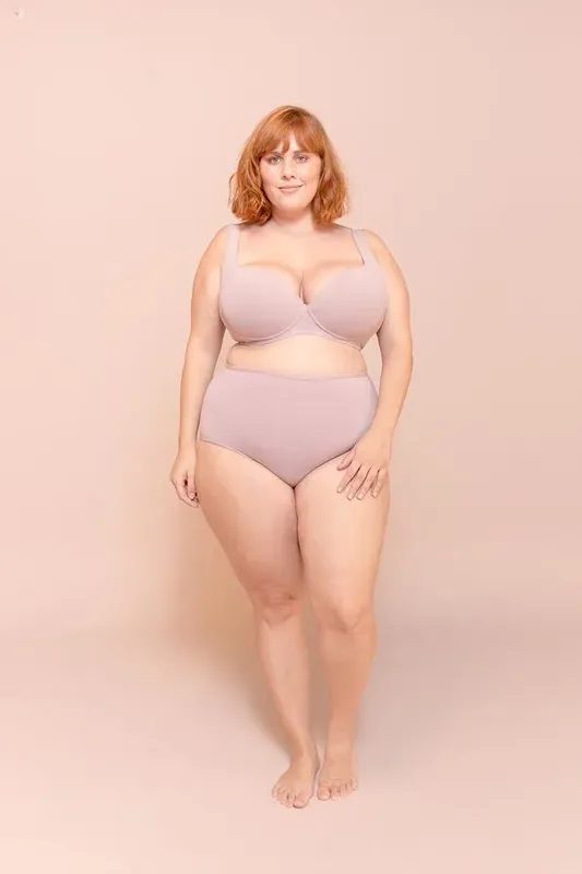 Calcinha Hot Pants Alta Compressão Plus Size Nude-58