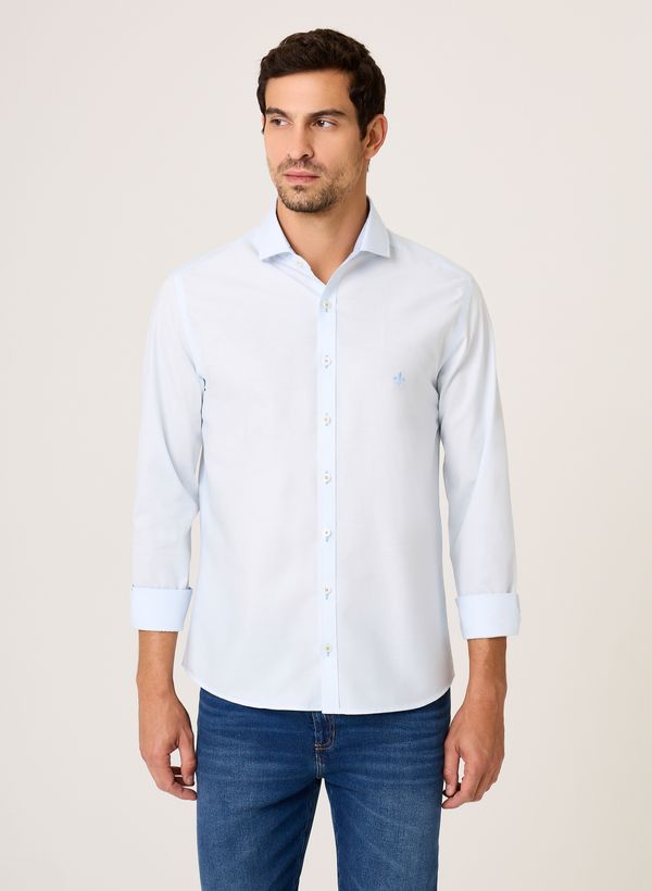 Camisa Slim Fit Tricoline Lis Dudalina Masculina 5