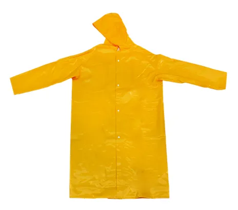 Capa de Chuva em PVC Forrada com Manga Amarela - BRASCAMP GG