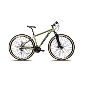Bicicleta Aro 29 Absolute Nero 5 Alumínio 27v K7 Freio Disco Mecânico Garfo Suspensão Pneu Com Faixa - Oliva Tam.21